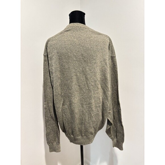 BOBBY JONES Vintage Cotton Hand Intarsia Knit Golf Golfer Crewneck Sweater M’s M - Picture 4 of 5